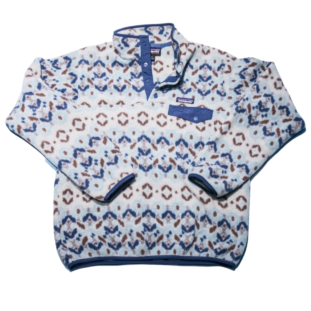 Vintage Patagonia Synchilla Aztec Print Snap-T Fleece Y2K